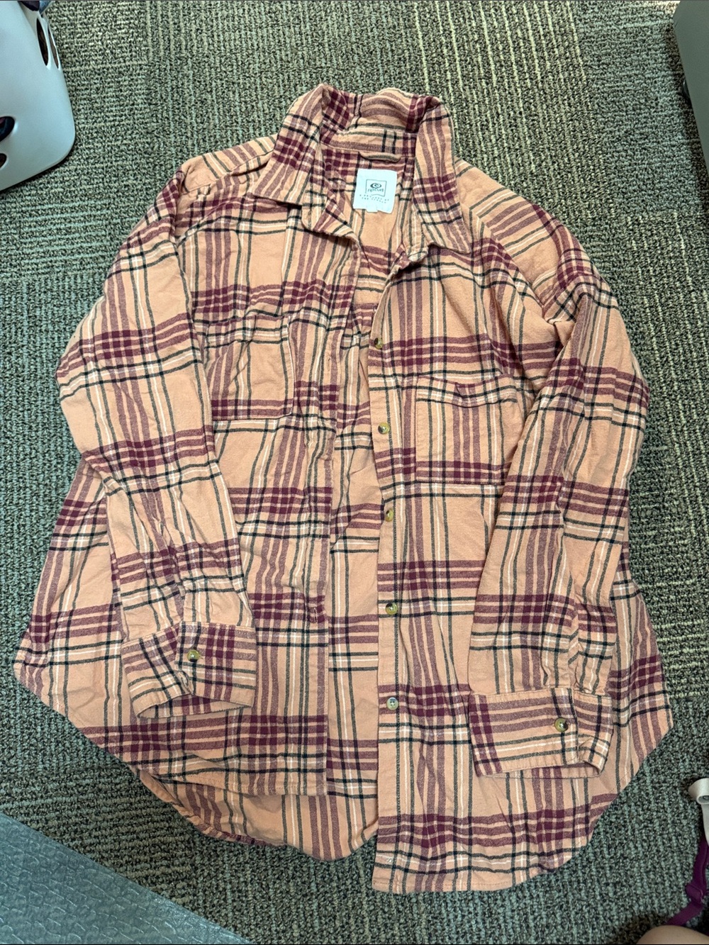 Rip Curl Plaid Button-Up Shirt